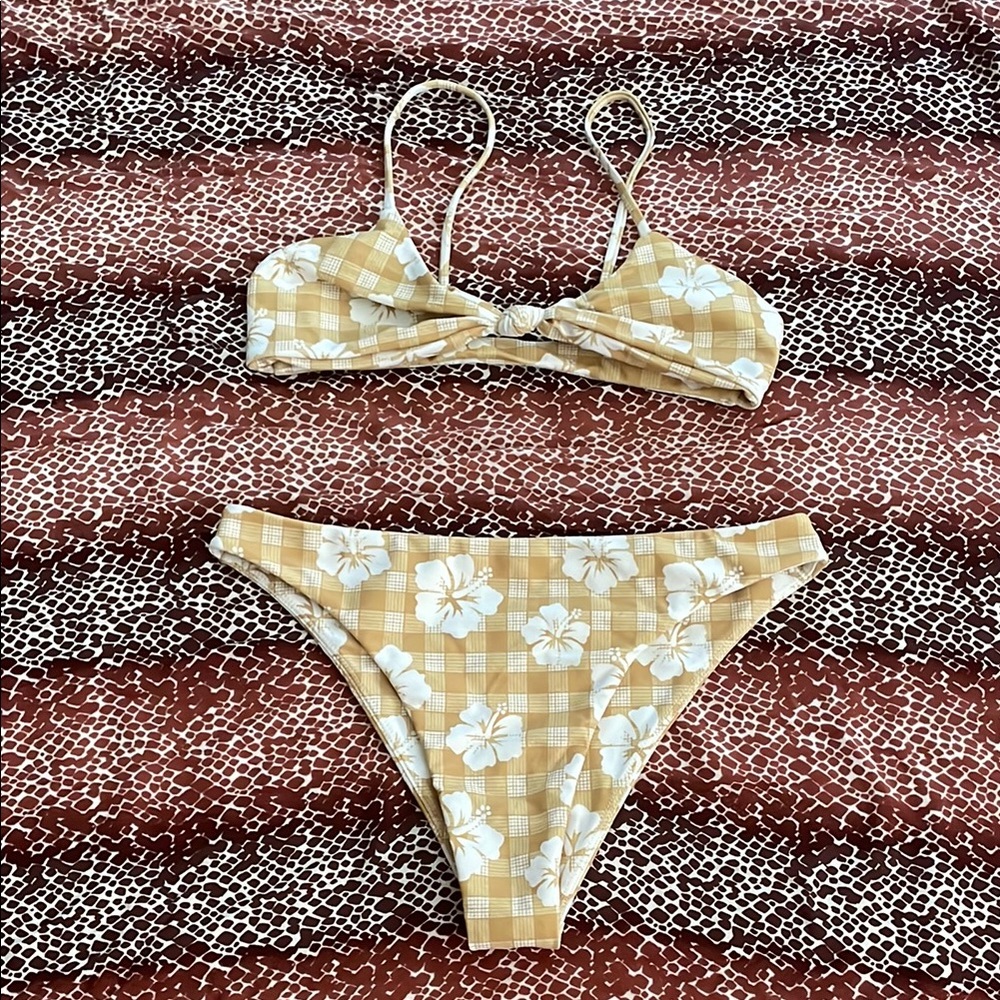 Benoa Swim Honey Palaka Bikini Set